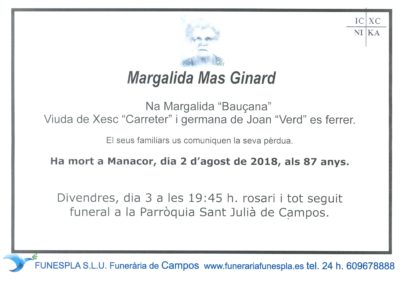 Margalida Mas Ginard  02/08/2018