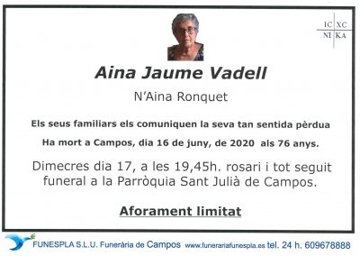 Aina Jaume Vadell 16-06-2020