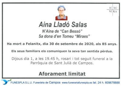 Aina Lladó Salas   30-09-2020