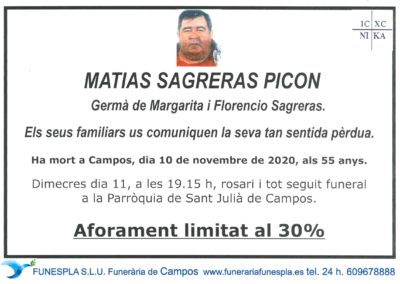 Matias Sagreras Picon 10-11-2020