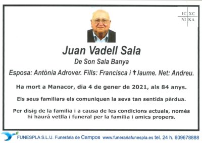 Joan Vadell Sala 04-01-2021