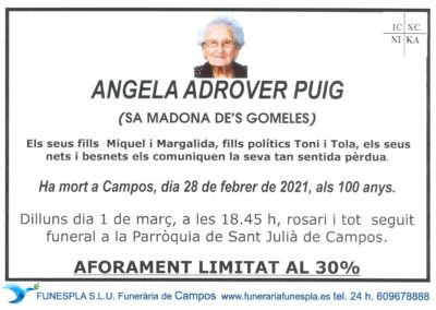 Angela Adrover Puig 28-02-2021