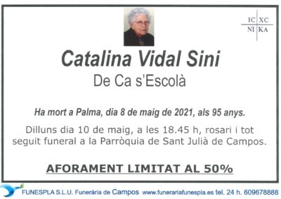 Catalina Vidal Sini 08-05-2021