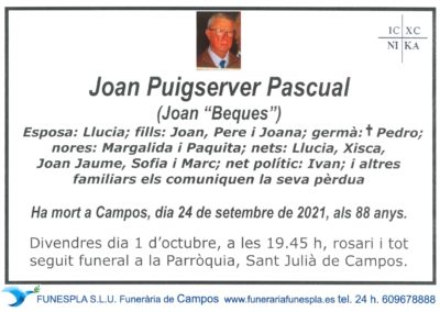 Joan Puigserver Pascual   24-09-2021