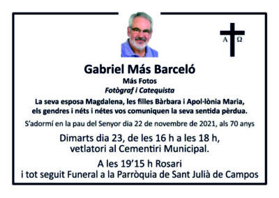 Gabriel Más Barceló 22-11-2021