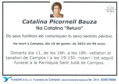 Catalina Picornell Bauzá  10-01-2022