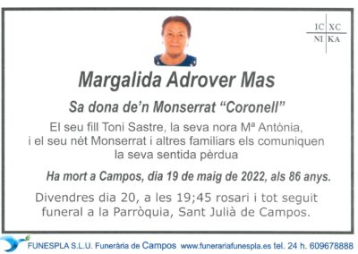 Margalida Adrover Mas 19-05-2022