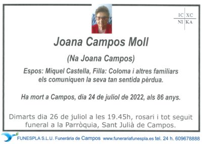 Joana Campos Moll  24-07-2022