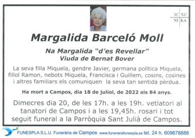 Margalida Barceló Moll 18-07-2022