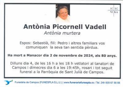 Antònia Picornell Vadell 02-11-2024